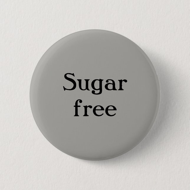 Sugar free button (Front)