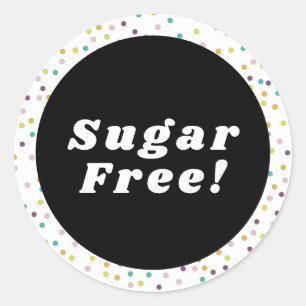 Sugar Free Customisable Bakery Label