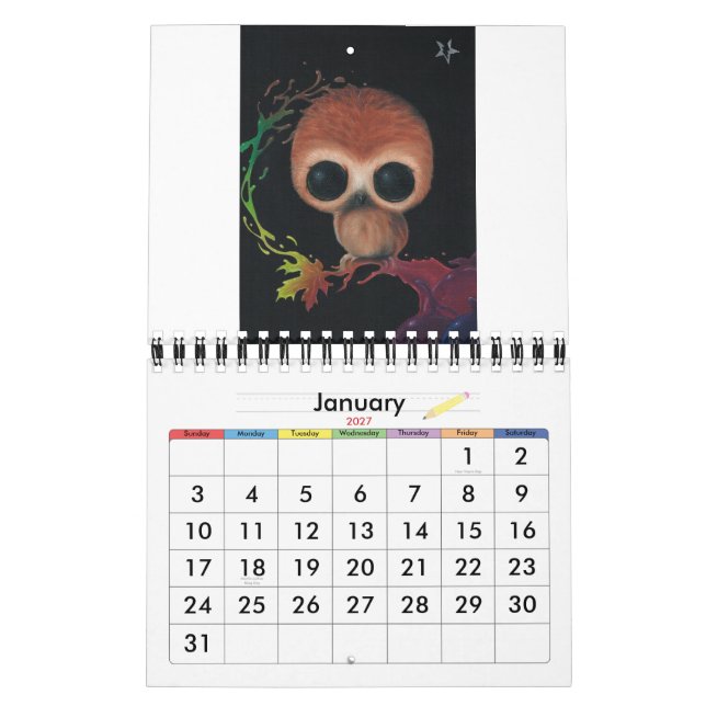 Sugar Fuelled 2013 Calendar (Jan 2027)