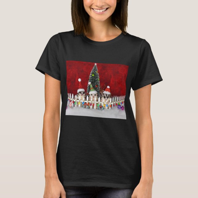 Sugar Glider Christmas T-Shirt (Front)
