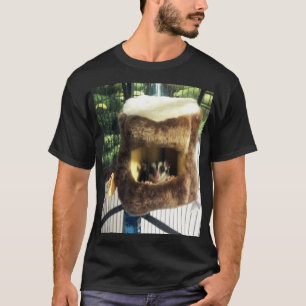 Sugar Glider in Furry Tree Truck Hanging Bed T-Shirt