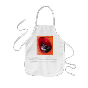 Sugar Glider in Orange Hanging Bed Kids Apron