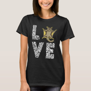 Sugar Glider Love Gliding Animal Australian Squirr T-Shirt