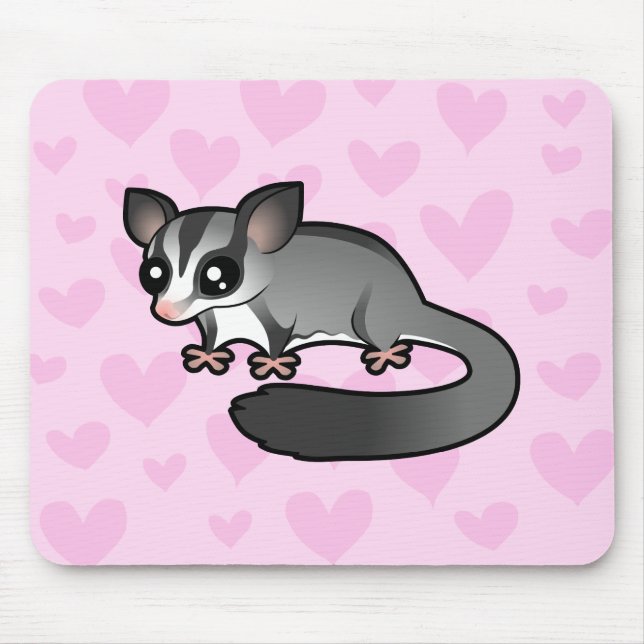 Sugar Glider Love Mouse Pad (Front)