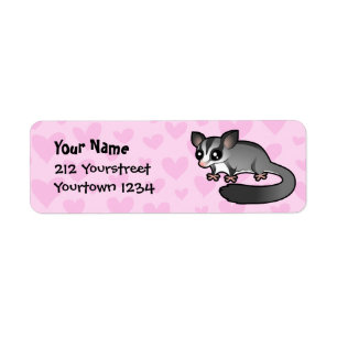 Sugar Glider Love Return Address Label