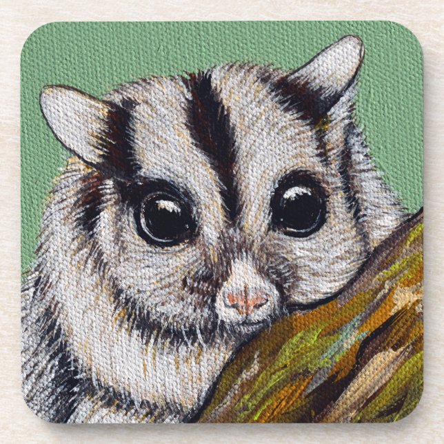 Sugar Glider Painting Coaster (Front)