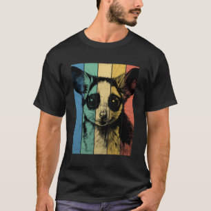 Sugar Glider Portrait Vintage Style Mum Dad T-Shirt