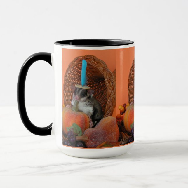 Sugar Glider Thanksgiving Mug (Left)