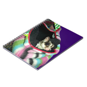 Sugar Glider Wearing a Hat Notebook