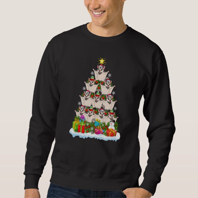 Sugar Glider  Xmas Holiday Sugar Glider Christmas  Sweatshirt (Front)