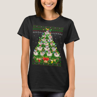 Sugar Glider Xmas Lighting Tree Sugar Glider Ugly  T-Shirt