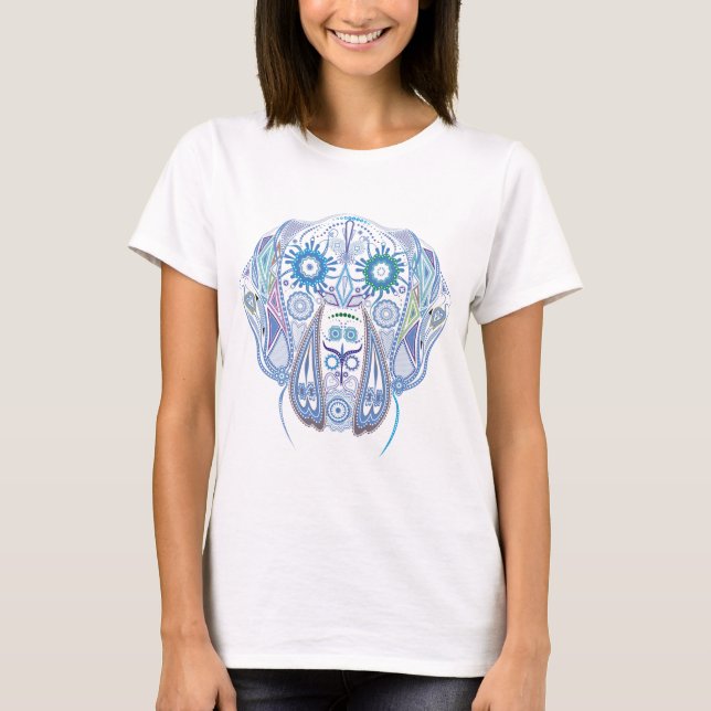 Sugar Great Dane Skull T-Shirt (Front)