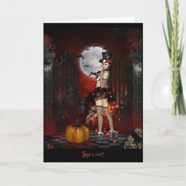 Sugar is sweet card (Front)