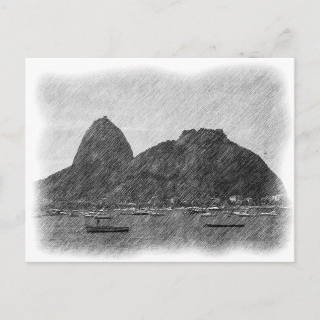 Sugar Loaf by Pencil Postcard (Front)