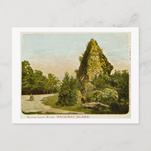 Sugar Loaf Rock  Mackinac Island Michigan Postcard