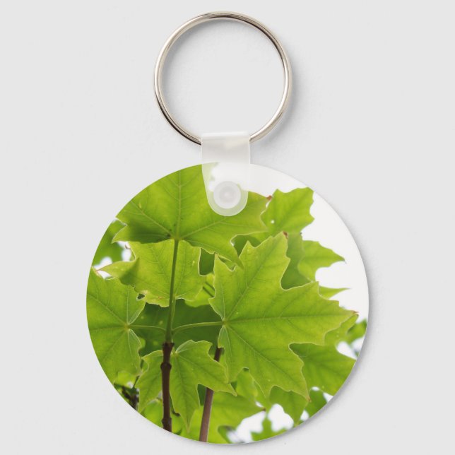 Sugar Maple Leaves Keychain (Front)