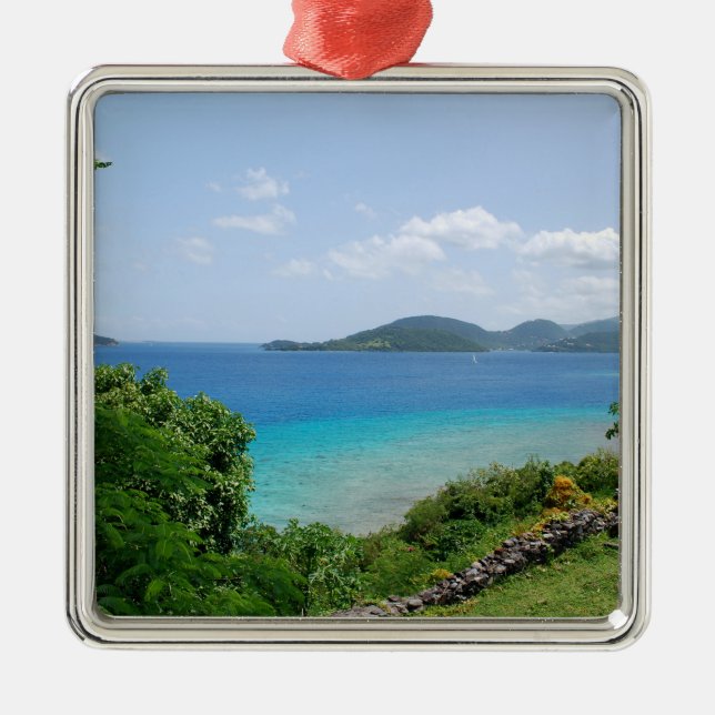 Sugar Mill, St.John Island, USVI Metal Ornament (Front)