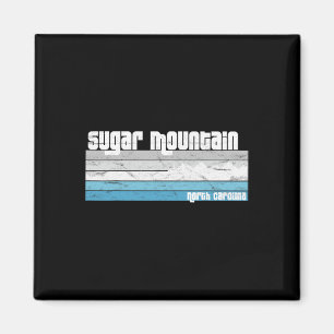 Sugar Mountain Nc - North Carolina Retro Skiing Sn Magnet