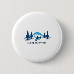 Sugar Mountain North Carolina Ski Resort Skiing Sk 6 Cm Round Badge