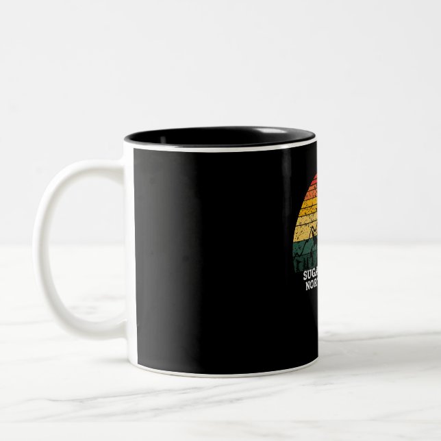 SUGAR MOUNTAIN NORTH CAROLINA Two-Tone COFFEE MUG (Left)
