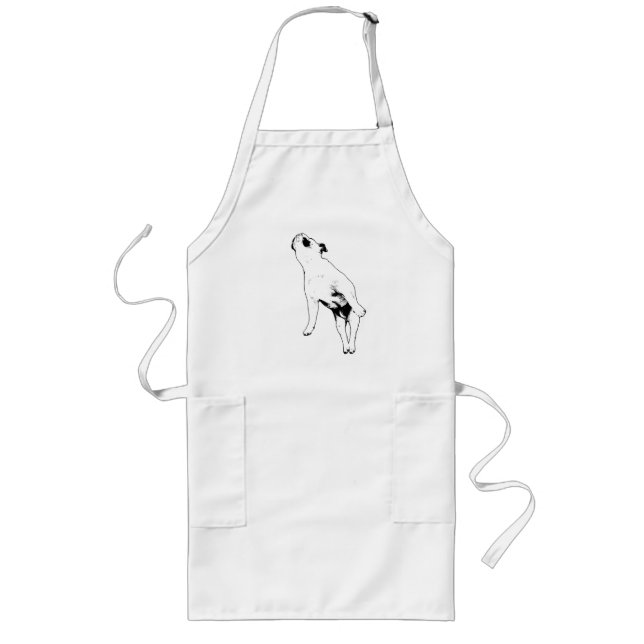 Sugar-Night Helper Long Apron (Front)