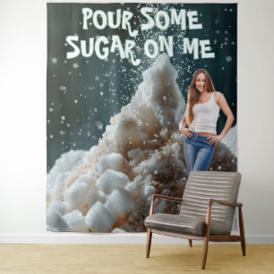 Sugar Party Celebration Photo Backdrop Tapestry