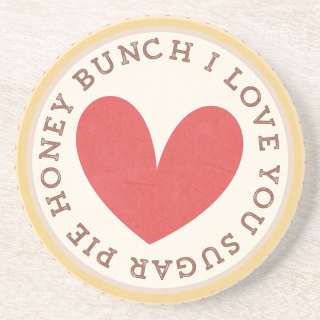 Sugar Pie Honey Bunch Coaster (Front)