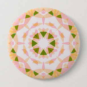 Sugar Pink Spring Green Star Dopamine Decor Art 10 Cm Round Badge