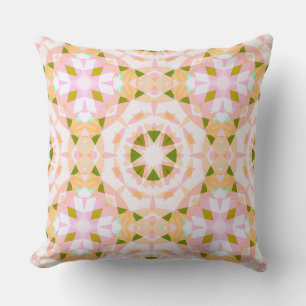 Sugar Pink Spring Green Star Dopamine Decor Art Cushion