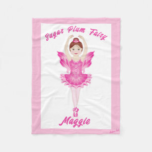 Sugar Plum Fairy Fleece Blanket