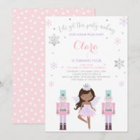 Sugar Plum Fairy Invitation Nutcracker Invitation