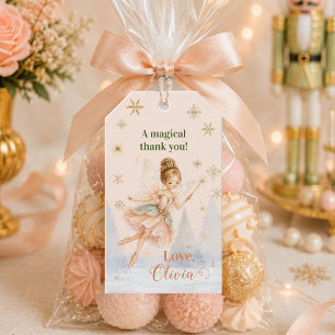 Sugar Plum Fairy Magical Thank You Christmas Gift Tags