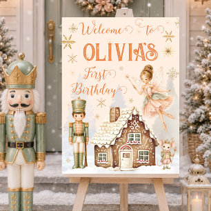 Sugar Plum Fairy Toy Soldier Welcome Sign