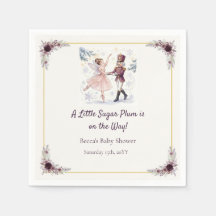 Sugar Plum Nutcracker Ballet Winter Baby Shower