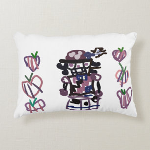 Sugar plum nutcracker decorative cushion