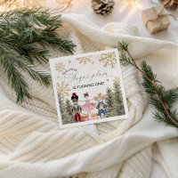 Sugar Plum Nutcracker Party Napkin
