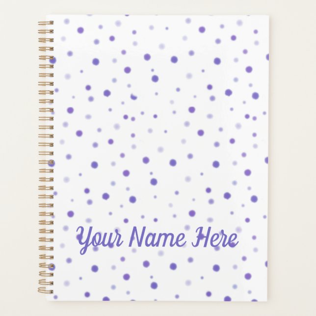 Sugar Plum White  Planner (Front)