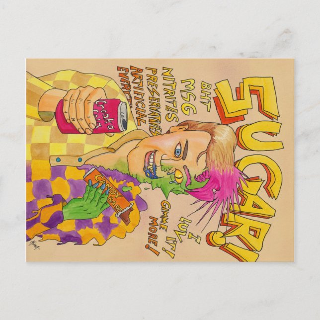 Sugar! Postcard (Front)