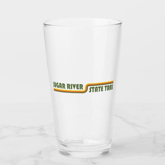 Sugar River State Trail Wisconsin Glass (Front)