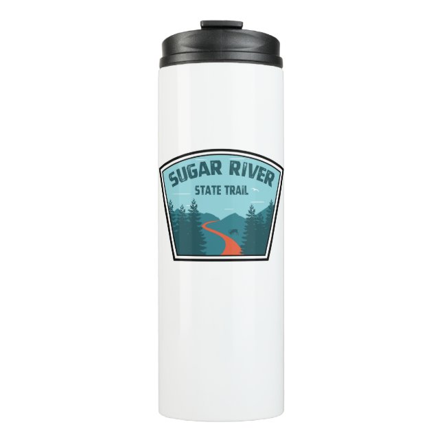 Sugar River State Trail Wisconsin Thermal Tumbler (Front)