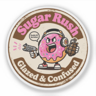 Sugar Rush Glazed Confused Doughnut Combat