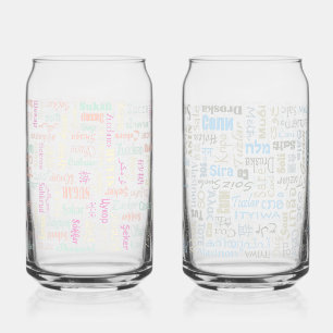 Sugar & Salt Can Glass