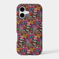 Sugar Skull Art - Artful Remembrance Peace Sign