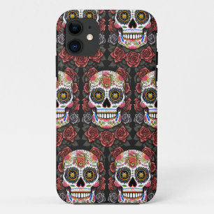 Sugar Skull Art - Celebrating Mexican Tradition iPhone 11 Case