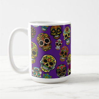 Sugar Skull Art Colourful Pattern  Coffee Mug