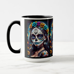 Sugar Skull Art -  Cultural Beauty Mug