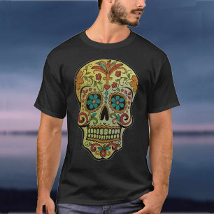 Sugar Skull Art, Day of the Dead T-Shirt