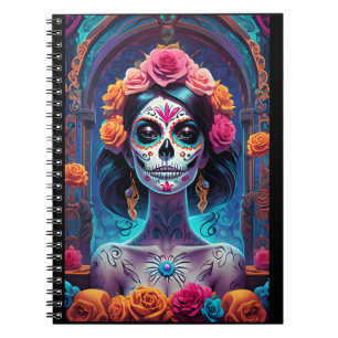 Sugar Skull Art -Embrace the Elegance Notebook