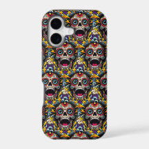Sugar Skull Art - Feeling Amped Up