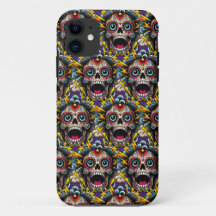 Sugar Skull Art - Feeling Amped Up